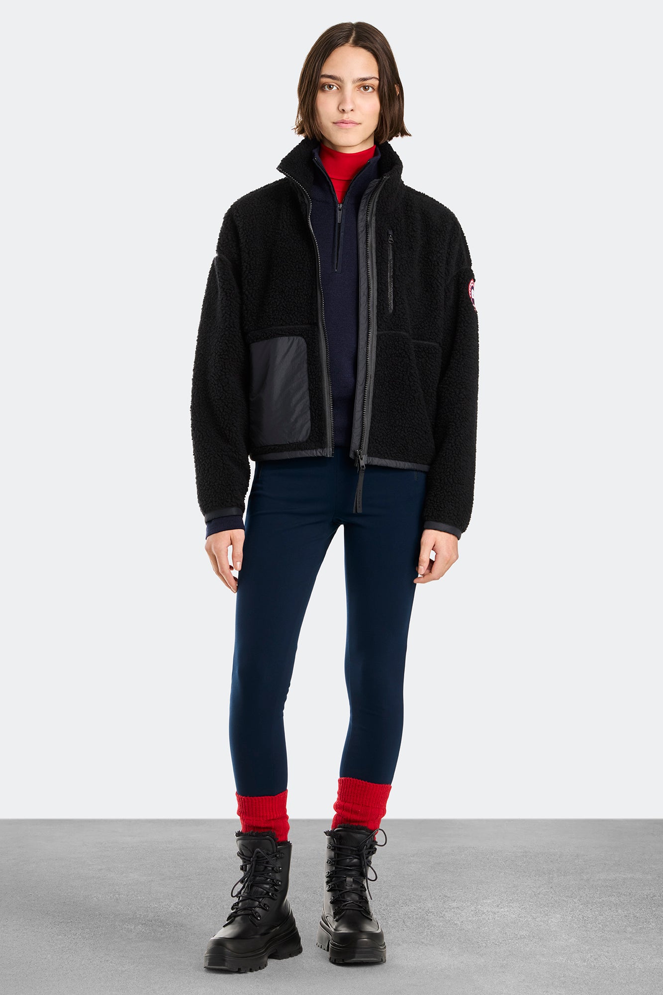 Simcoe Zip Up Sweater Kind High Pile Fleece