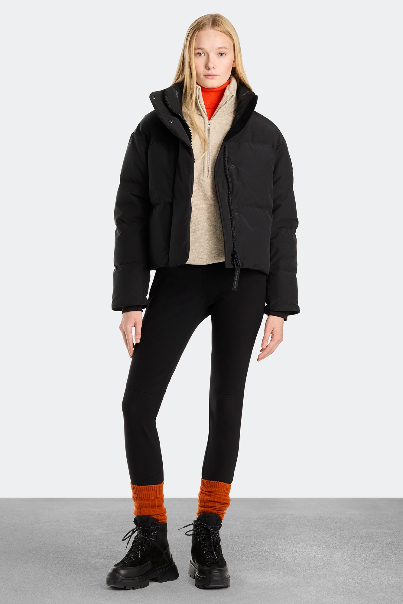 Grandview Cropped Jacket Black Label