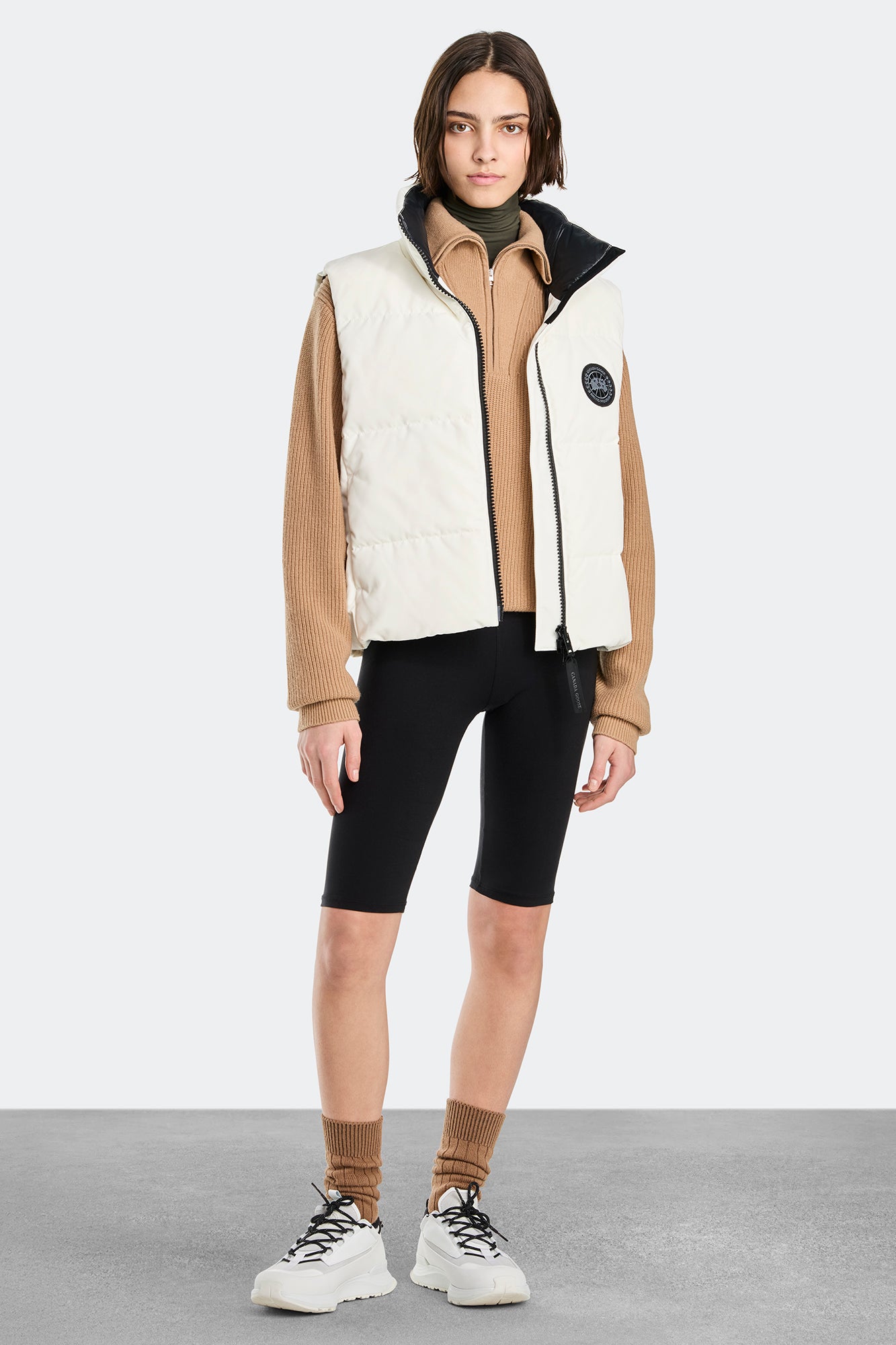 Grandview Cropped Vest Black Label