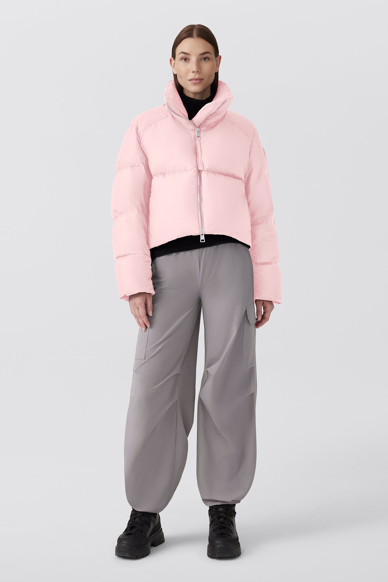 Garnet Cropped Puffer