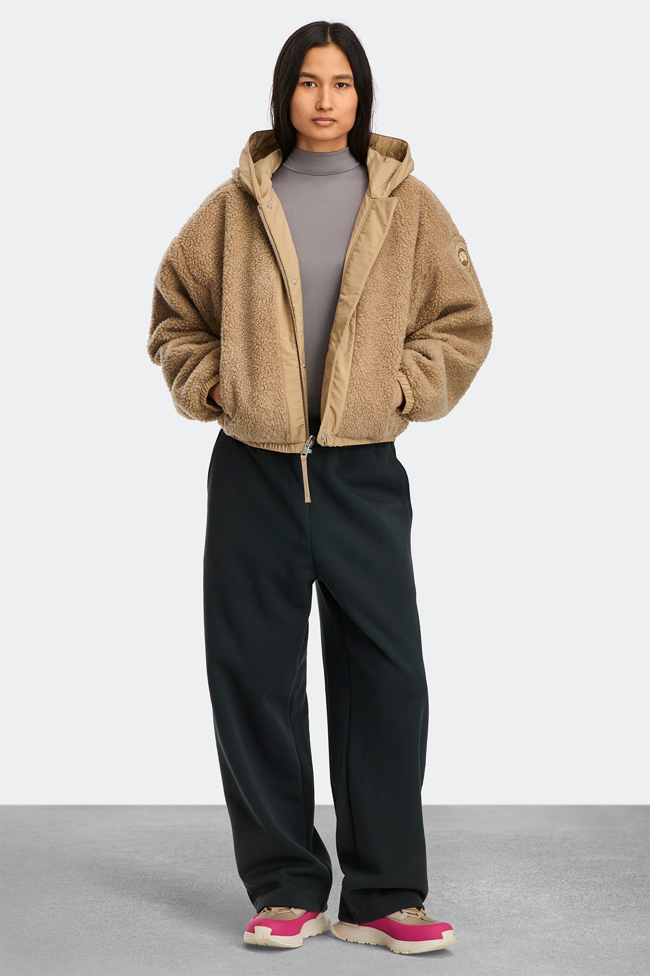 Alberni Reversible Fleece Bomber